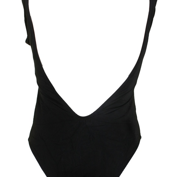 California Waves Ribbed Lace-Up Cheeky One-Piece - Picture 5 of 6